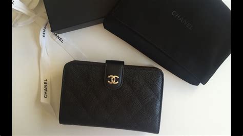 chanel small wallet with zipper